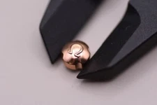 Vintage NOS Omega Rose Gold Watch NOTCHED Crown 5.3 mm