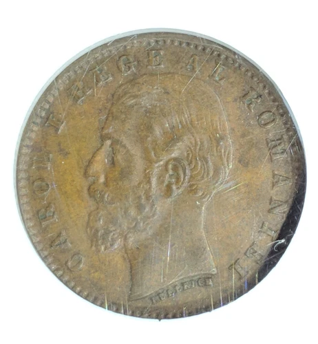 Romania 1900B Ban NGC MS 62 BN World Coin Copper Carol 1 High Grade Auction