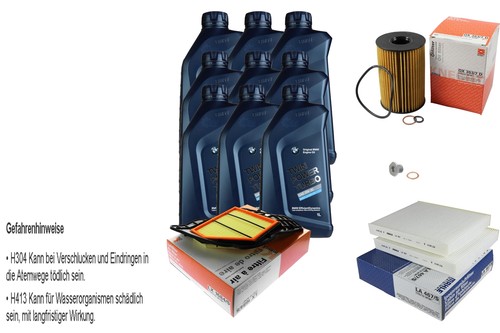 Kit De Vidange Denckermann/mannol 9L - Huile Céramique 5W-30 + Filtre - Inspection Set