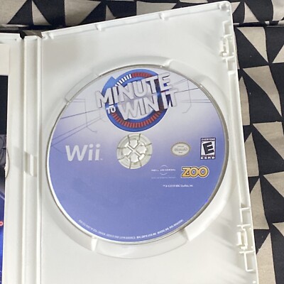 Minute To Win It : Guy Fieri (Nintendo Wii, 2010) Complete With