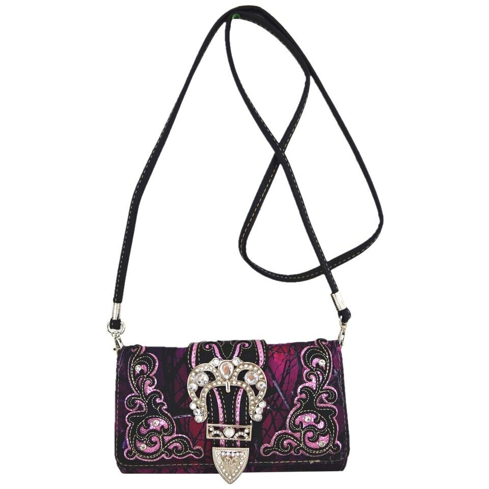 Camouflage Buckle Western Concealed Carry Purse Women Country