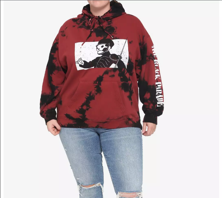Sudadera con Capucha 3D, My Chemical Romance The Black Parade Tie-Dye Niñas Sudadera con Capucha