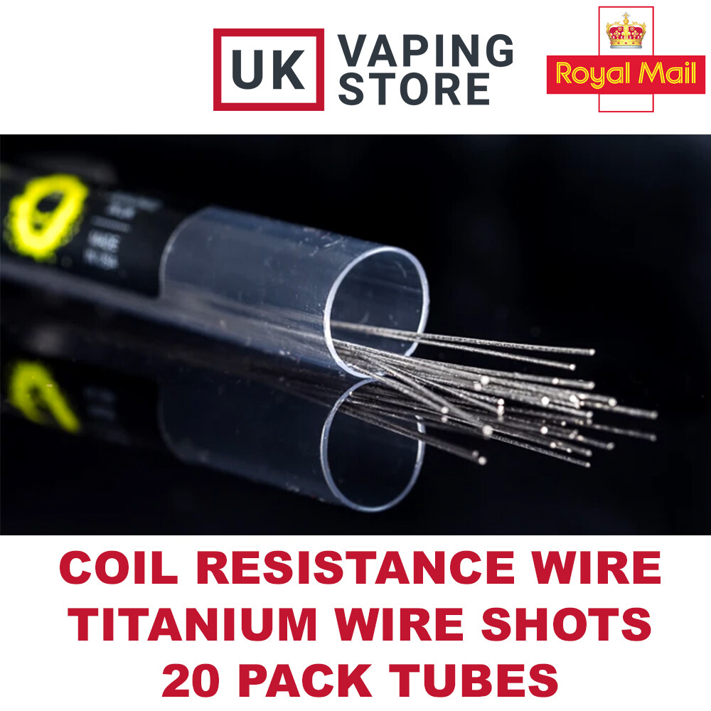 Vaping Outlaws Titanium Wire Shots Coil Wire For Rebuildable RDA RDTA Vape  Tanks