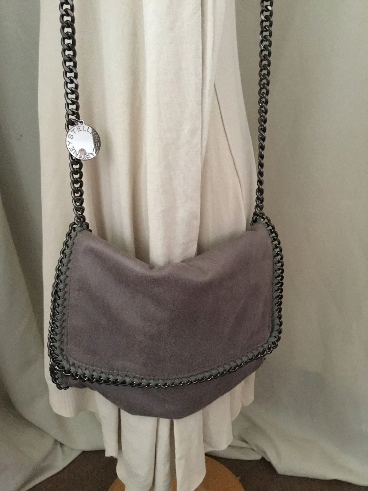 Stella McCartney — STELLA MC CARTNEY taupe shoulder bag NEW.