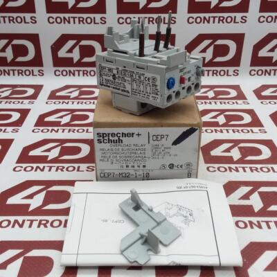CEP7-M32-1-10 | Sprecher + Schuh | Overload Relay, Obsolete, 0.32-1.0A, Opened