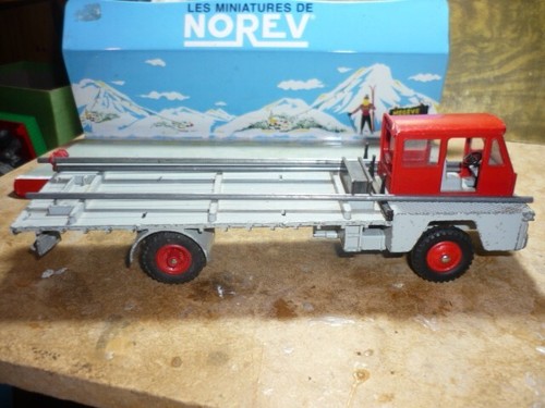 ANCIEN JOUET DINKY TOYS SUPERTOYS CAMION SAVIEM S 7 PORTE FER 1/43 SINPAR TOLE - Foto 3 di 14