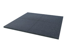 1m² Stallmatten Schwarz Gummi Pferd Matte Bo...