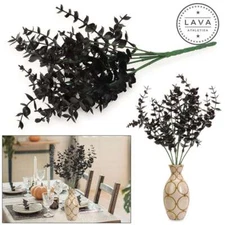 Artificial Eucalyptus Leaves Stem Garland Wreath For Halloween Party Office&Home