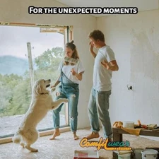 COMFITWEAR Heavy Duty Drop Cloth for Painting Slip Resistant Leak Resistant Wash