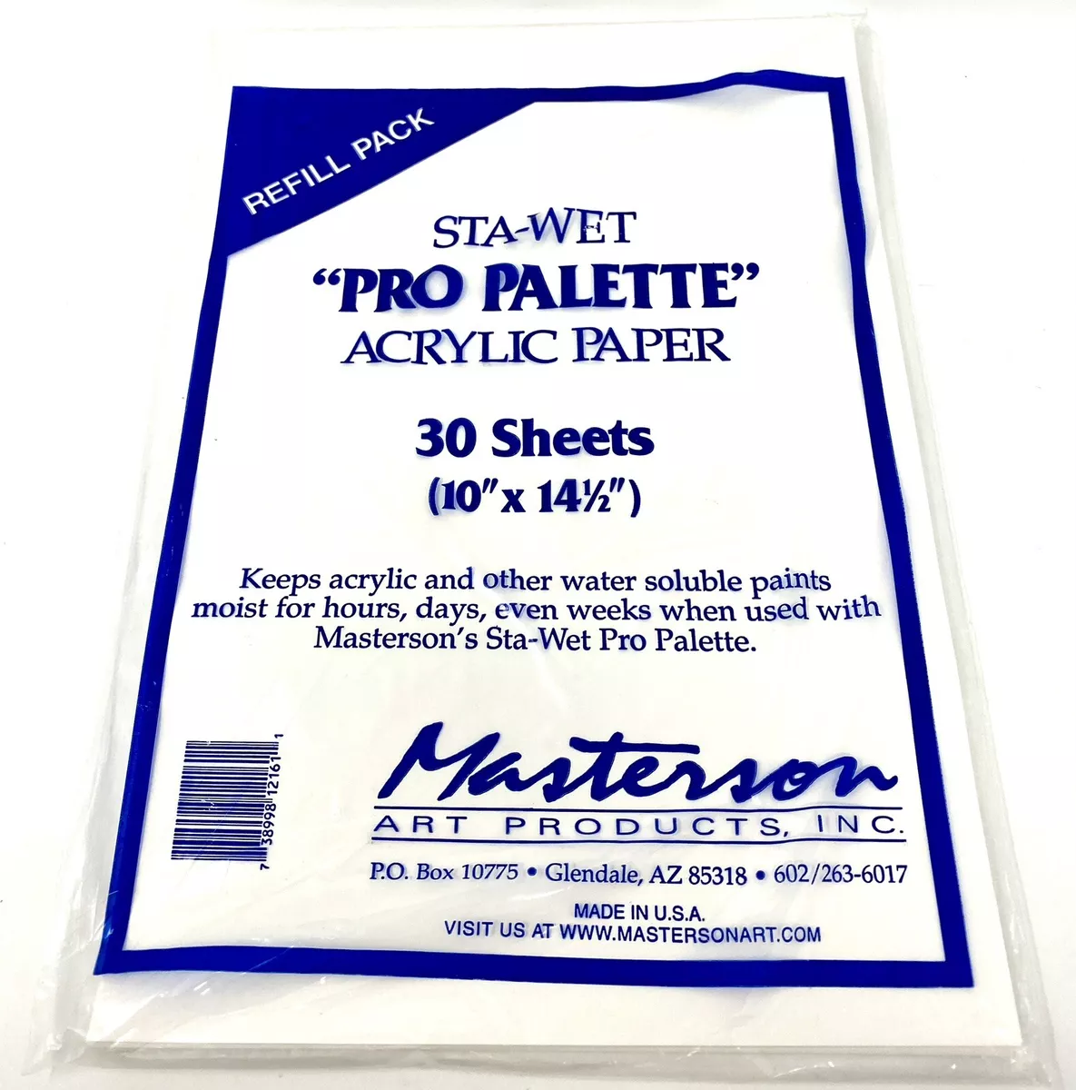 Masterson Sta-Wet Acrylic Paper Refills – Jerrys Artist Outlet