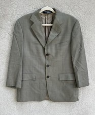 Polo Ralph Lauren Men's Jacket 38/32 Wool Blazer Sport Coat Gray Green Label