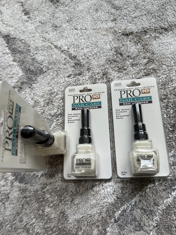 Esmalte de uñas profesional Pro 10 cuidado de uñas 14 ml - 46 PUREZA 3 piezas Foto 4 de 4