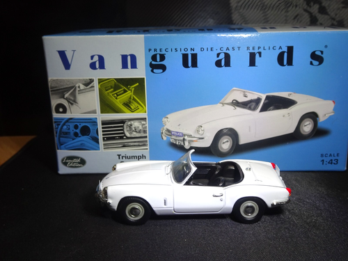 RARE 1/43 CORGI VANGUARDS TRIUMPH SPITFIRE CHESHIRE POLICE MIB