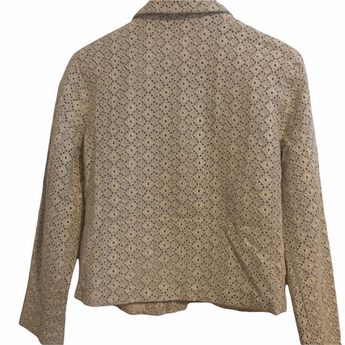 Giacca ANTHROPOLOGIE Dolan donna taglia small S nuova $158 occhiello moto blu chiaro - Foto 3 di 10