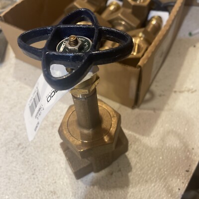 1'' Nibco Gate Valve Bronze T-174-A NL2H00A FIPT 300# Multi Turn Handle (shelf67)