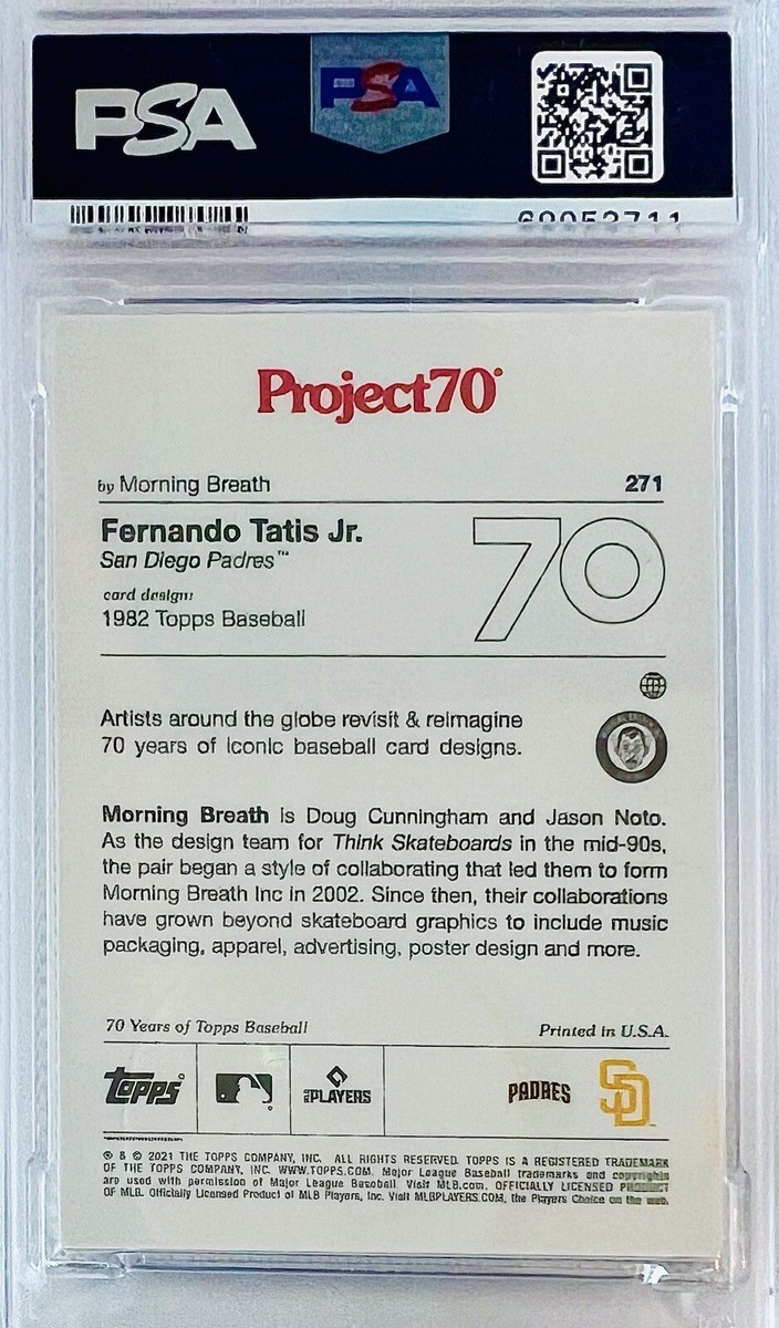 2021 Topps Project70 タティス Morning Breath 2021 Topps Project70 タティス Morning Breath