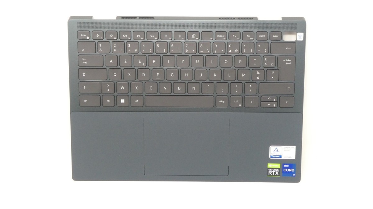 Repose-poignets Dell Inspiron 7420 Vert – Clavier Français Rétroéclairé – 09H2FF