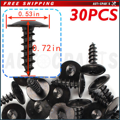 For VW Audi Fender Liner Self Tapping T25 Torx Screw N90974701 30 pcs