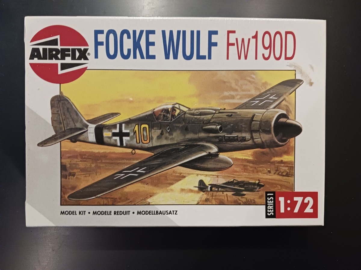 Maquette Avion Focke Wulf Fw190D - Échelle 1/72 - Marque Airfix - Neuf - Réf. A50082