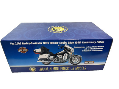 Undisplayed Franklin Mint 2003 100th Ann. Harley Davidson Electra Glide B11ZN04
