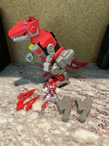 imaginext red ranger t rex zord