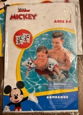 Disney Junior Mickey Inflatable ARM FLOATS - New in package - Armbands