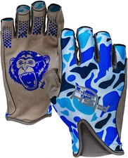 Fish Monkey FM18 Stubby Guide Gloves Half-Finger Fishing Gloves w/ UPF 50+ XL