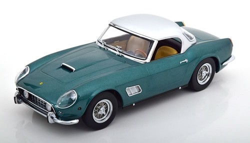 1960 FERRARI 250 GT CALIFORNIA SPYDER GREEN 1:18 by KK SCALE MODELS KKDC181045G - Picture 6 of 8