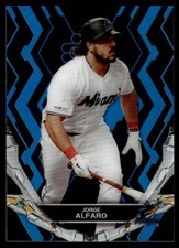 2019 Topps High Tek 88 Jorge Alfaro Miami Marlins Baseball Card Blue