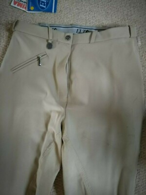 Damen Reithose ELT Paris Top Qualität. Beige 26'' Taille