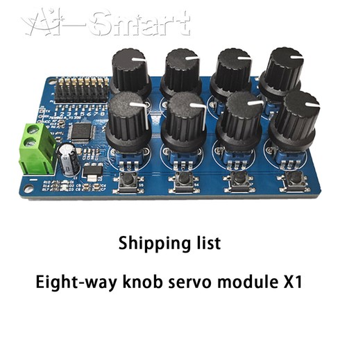 8 Channel Servos Control Board Steering Gear Controller Debug Board MG995 - Picture 2 of 12