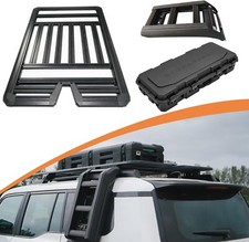 Roof Rack Cross Bars Rails Platform Ladder Box For 2024 2025 Toyota Land Cruiser