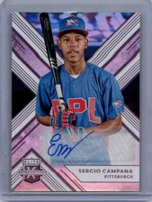 2018 Panini Elite Extra Edition #120 Sergio Campana Autographs