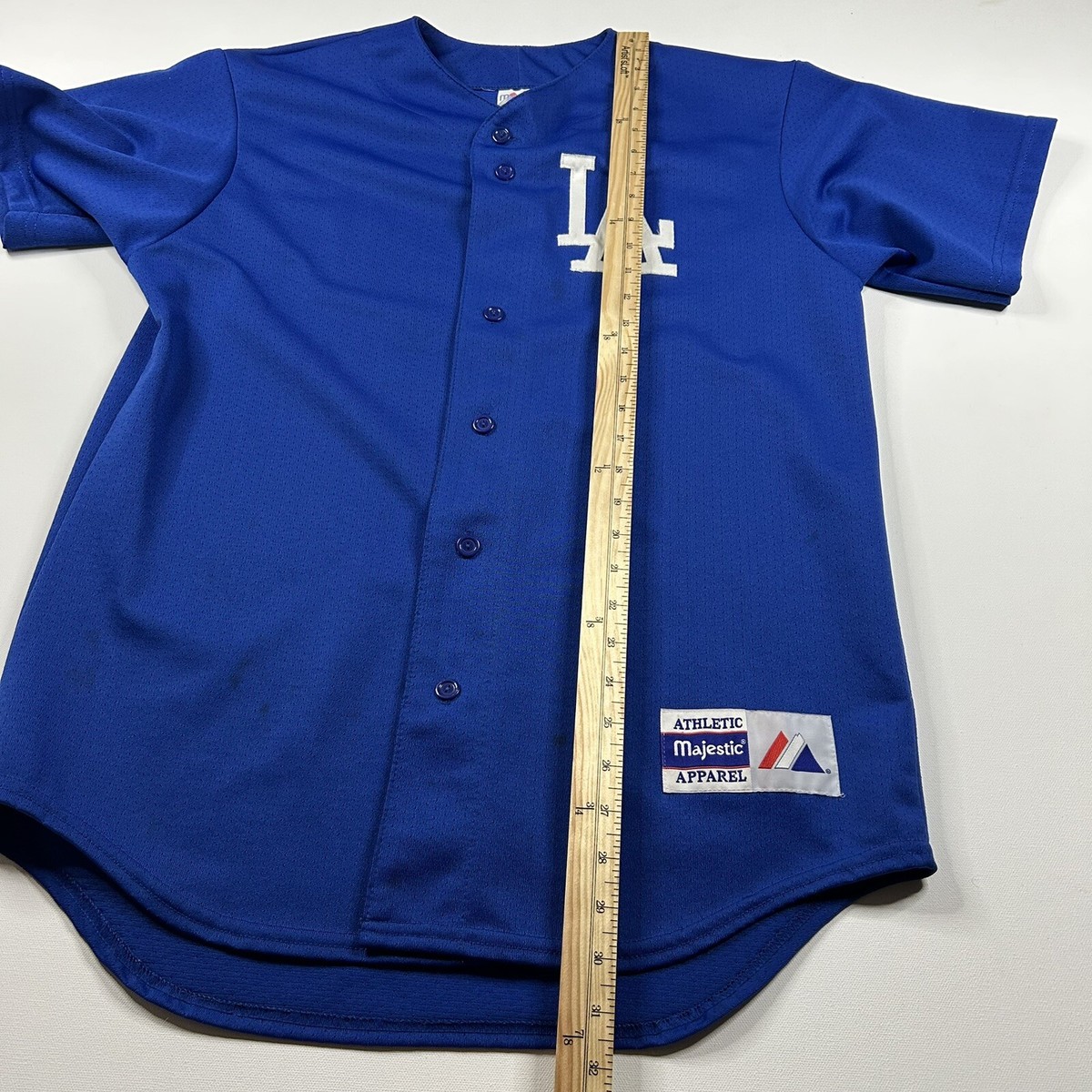 Vintage 90s Majestic Los Angeles Dodgers Jersey Men's Medium Blue