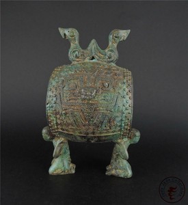 Very Large Antique Old Chinese Bronze Made Drum Statue Collectibles