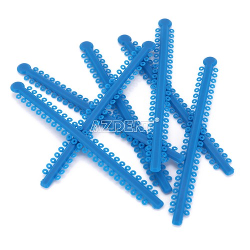 Paquete de 1000 bandas elásticas de ligadura de ortodoncia dental 23 colores - Imagen 10 de 49
