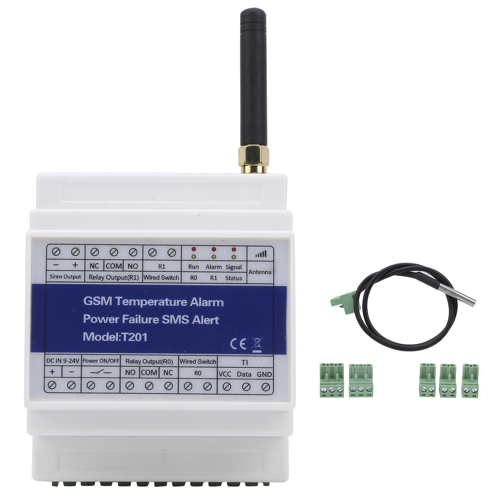 Image of GSM SMS Fernmelder Temperatur Feuchtigkeits Alarm Überwachung Unterstützungs.