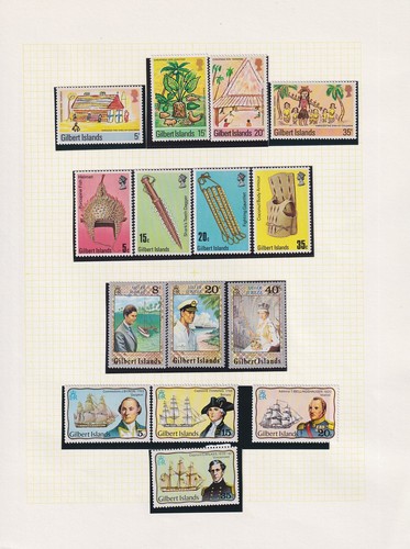 Gilbert & Ellice. Collezione fine come nuova su pagine. Per lo più non montato. - Foto 5 di 16