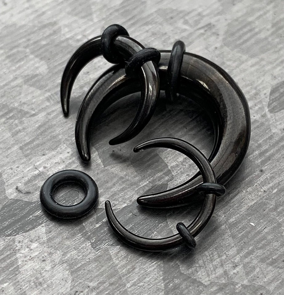 1pc PVD Plated Septum Ring / Buffalo Taper Piercing Expander Plug Pinc – JSW Body Jewelry