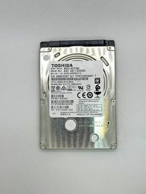 500GB Toshiba thin MQ01ACF050 500GB 2.5" SATA 5400RPM HDD - SMART Tested - Image 1 of 3