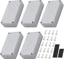 5-Pack 1590B Aluminum Diecast Guitar Pedal Enclosures 112x61x32mm