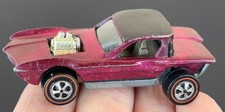 Vintage Hot Wheels Redline 1968 Dark Creamy Pink Python Us - Dark Int. Great