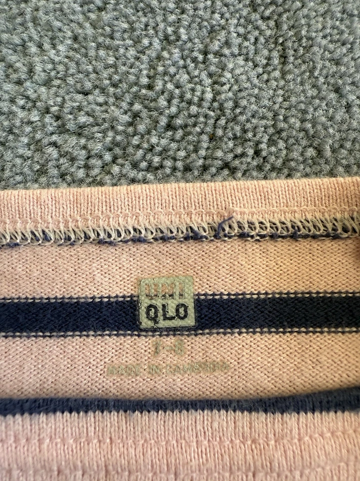 Свитер Uniqlo топ в полоску размер 7-8 - Изображение 3 из 4