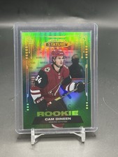 2021-22 Upper Deck Stature Rookies Green Photo Variant /66 Cam Dineen Rookie RC