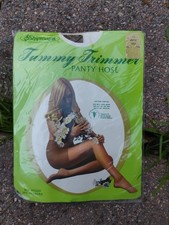 Vintage 1960  s Shipmates Tummy Trimmer Panty Hose  Tall NOS