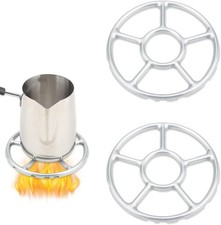 2er-Pack Gasherd-Brennerst&auml;nder 15,5cm: F&uuml;r Wok, Moka Pot & Gasherdplatten