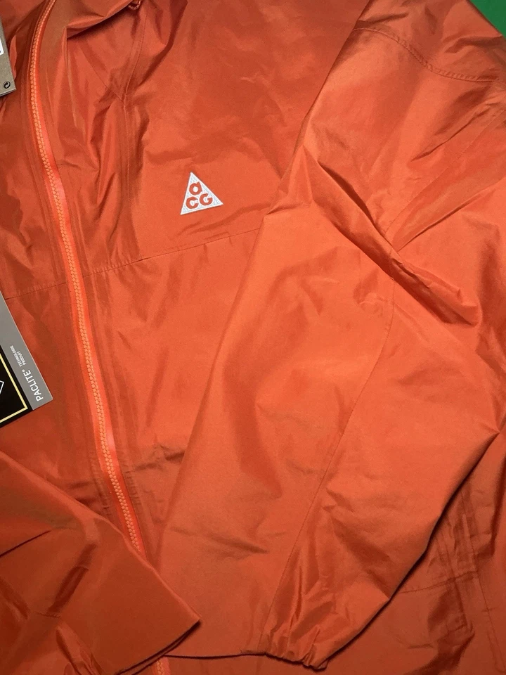 Chaqueta Nike ACG GORE-TEX Storm-FIT ADV 'Chain of Craters' Naranja Talla Grande $350 Foto 4 de 4