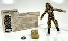 Desert Trooper GI JOE 1985 ARAH Vintage DUSTY with Backpack & Filecard