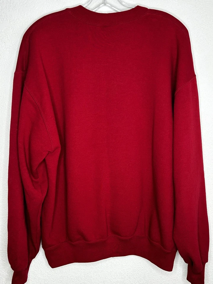 Vintage Washington State Cougars Sweater Mens Large Red NCAA College Russell 90s - Image 2 of 4