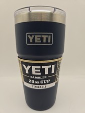 Yeti Rambler 20oz Cup Stackable Color: Navy Blue Brand New with Tags 